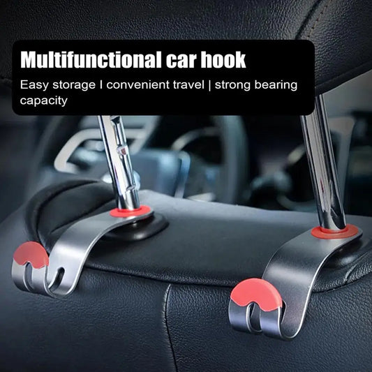 1 Pcs Car Seat Back Hook Multifunctional Vehicle Hook Small Metal Hook Car Seat Car Back Rear Hook Seat Part Interior Decor Y8A2